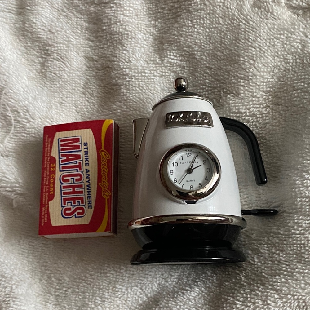 Mini pot mini  clock  collectible rare item Japan Excellent